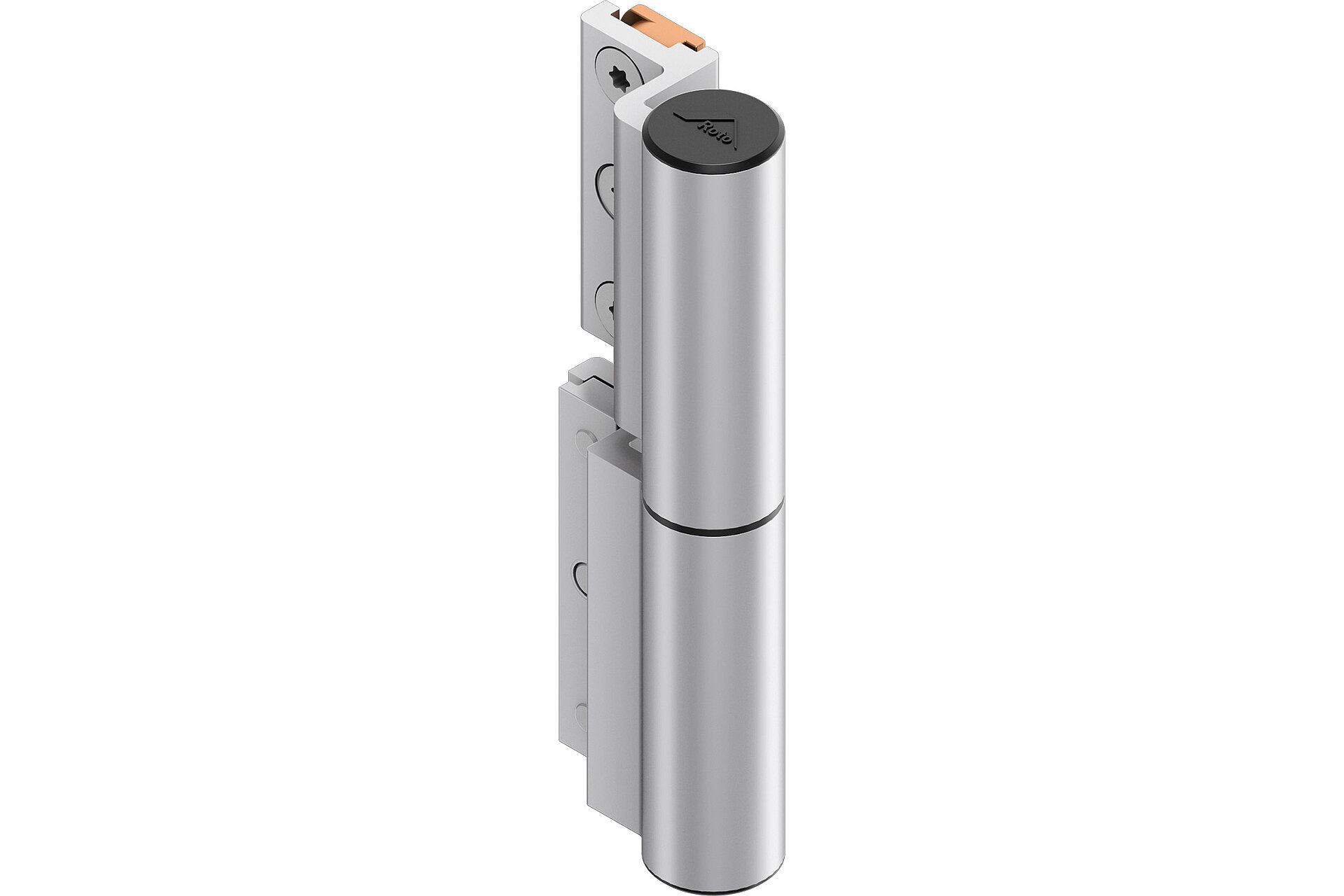 Roto Solid B | 224 A Klemmband silber mit schwarzer Abdeckkappe