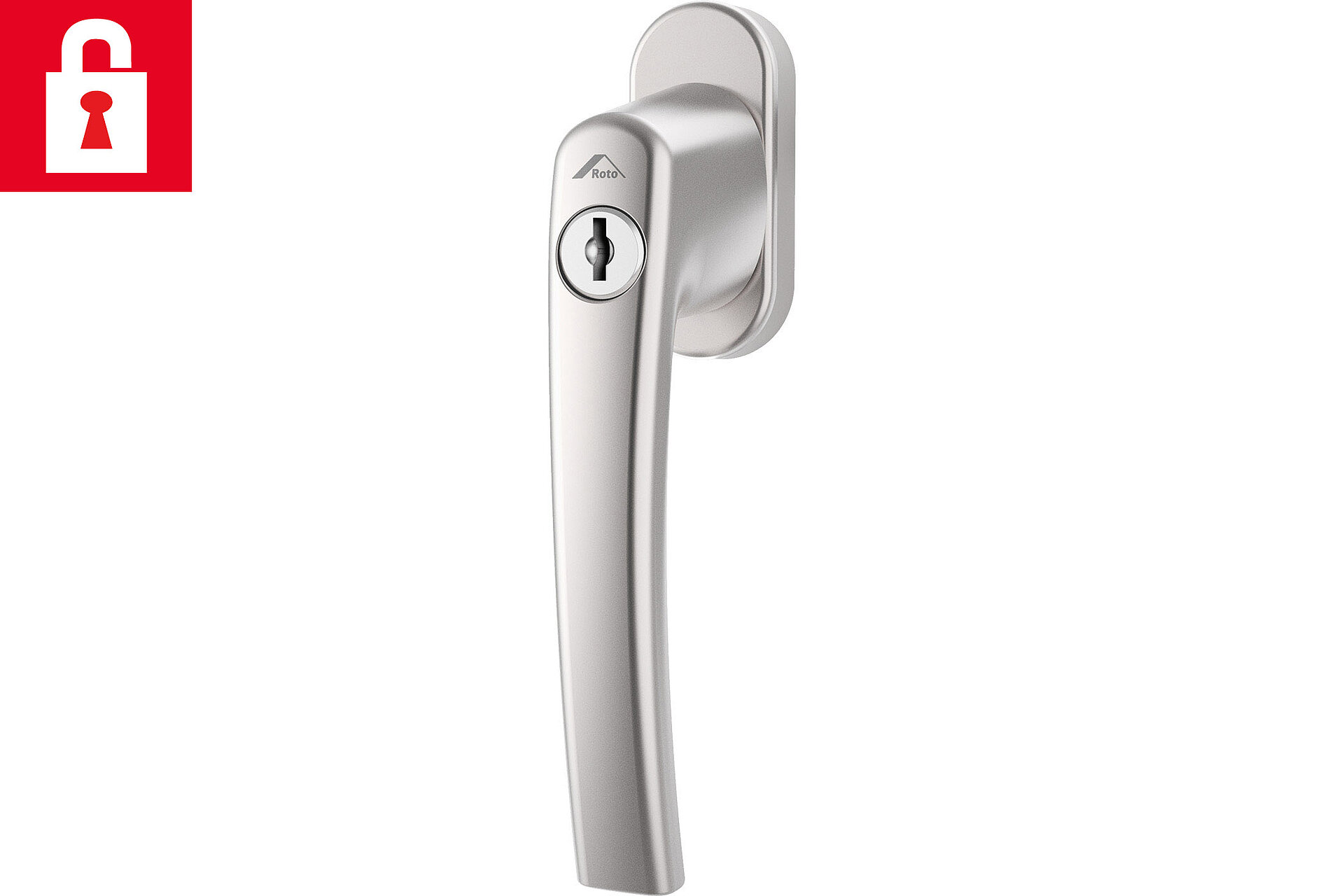 Roto Quadro Safe: Abschließbarer Fenstergriff