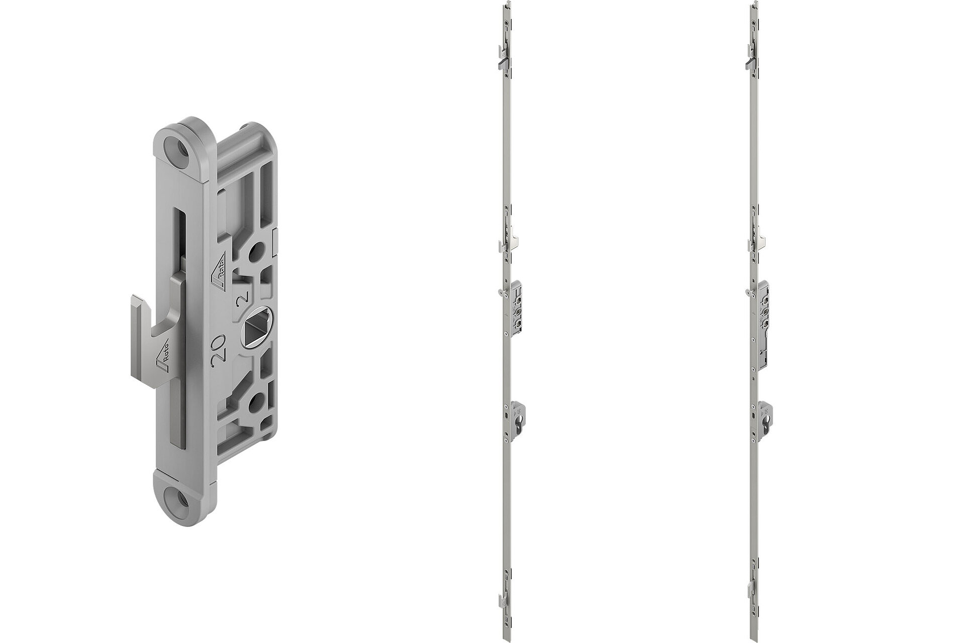 3 Roto Patio Inline | SR crémones : compacte, mono-directionnelle et bi-directionnelle