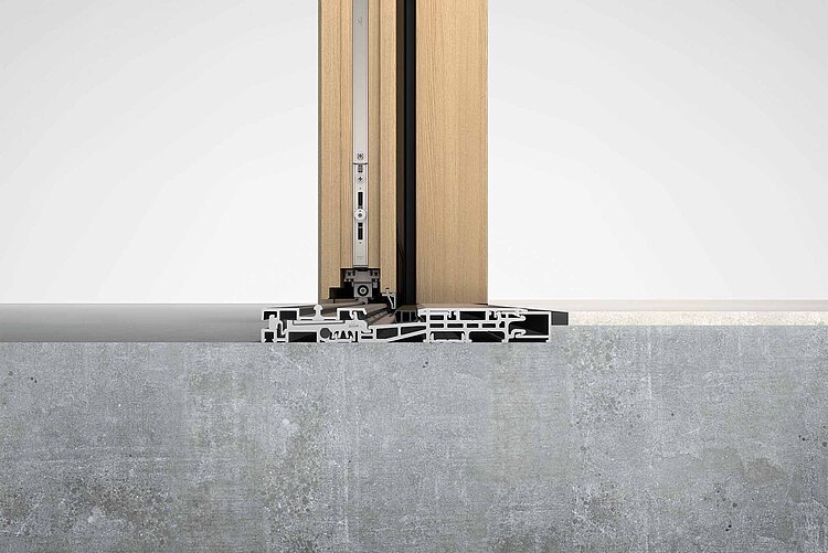 The “Flex” version of the “Inowa” / “Inowa | Max” threshold from Roto is a flexible solution for new builds and renovations.