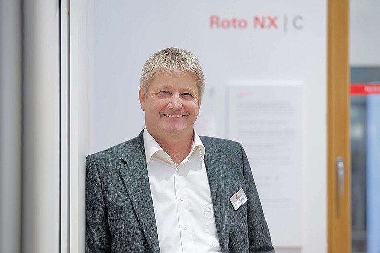 Eberhard Mammel, a Roto Frank Fenster- und Türtechnologie GmbH marketing- és termékinnovációs igazgatója