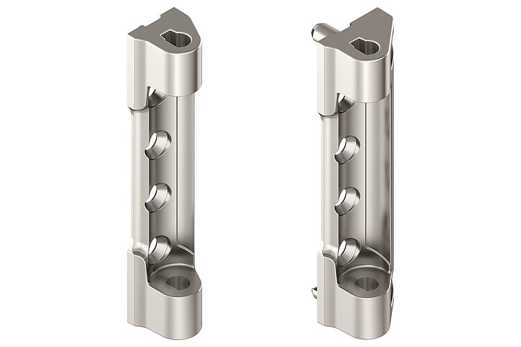 Šķēru ass balsts P eņģu malā, 130/150 kg