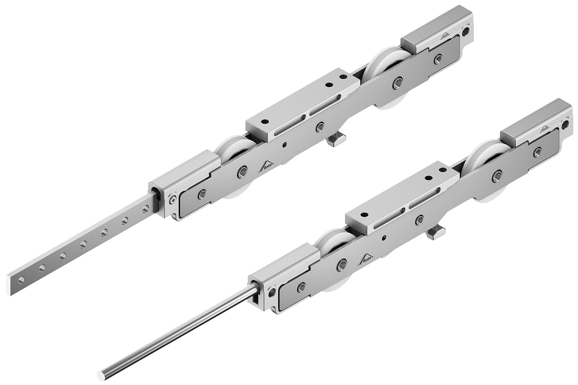 2-in-1 roller unit: flexible mounting of the connecting rod