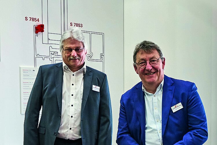 A Deventer ügyvezető igazgatója, Mike Piqeur (jobbra) és Jürgen Daub, a Deventer kutatásért felelős vezetője