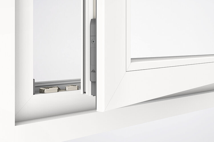 Roto Com-Tec Sensor im Drehkipp-Beschlag Roto NX Kunststoff