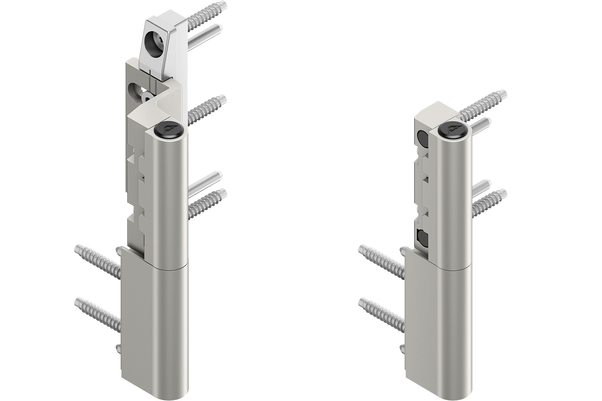 Roto Solid B | 218 P in de sponning geschroefd en in de opdek geschroefd