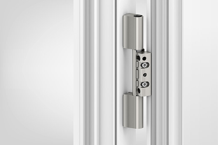 Roto Solid B | 318 P überschlagverschraubt in der Tür montiert